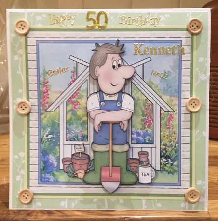 Gardening Dave Mini Kit Birthday/father's Day/retirement by Suzanne Kavanagh
