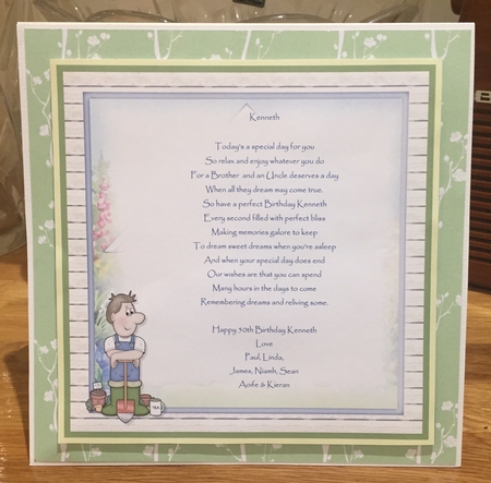 Gardening Dave Mini Kit Birthday/father's Day/retirement by Suzanne Kavanagh
