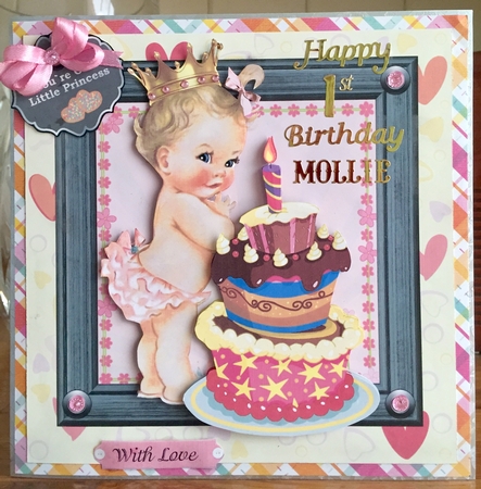 First Birthday - Girl by Suzanne Kavanagh