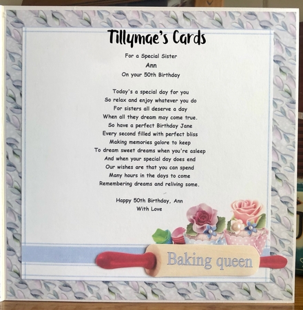 7x7 Baking queen mini kit by Suzanne Kavanagh