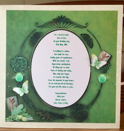 Keepers Of The Forest - God & Goddess of The Green Wood - Special 3D Decoupage Insert & Tag by Suzanne Kavanagh