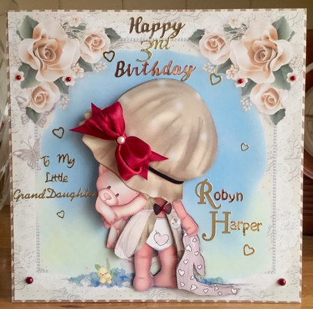 Cute Little Baby Girl Lotti Mini Kit  by Suzanne Kavanagh