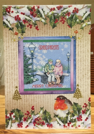Christmas - Grandparents - Merry Christmas by Suzanne Kavanagh