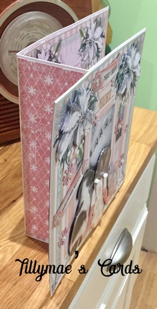 Little Girl Waiting For Christmas Card Front Kit by Suzanne Kavanagh