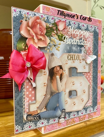 Sweet 16 card front Kit by Suzanne Kavanagh