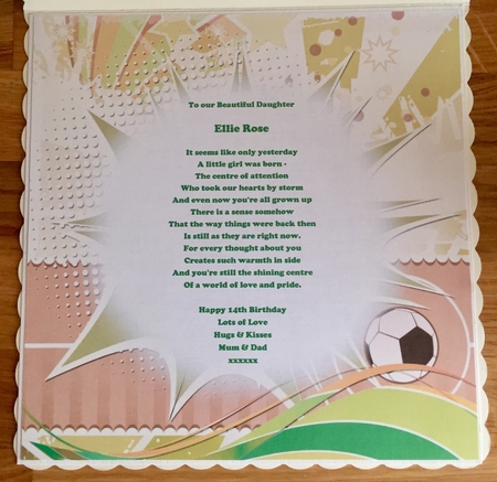 8x8 soccer star girl mini kit by Suzanne Kavanagh