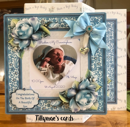 Baby Boy & Porcelain Roses Mini Kit by Suzanne Kavanagh