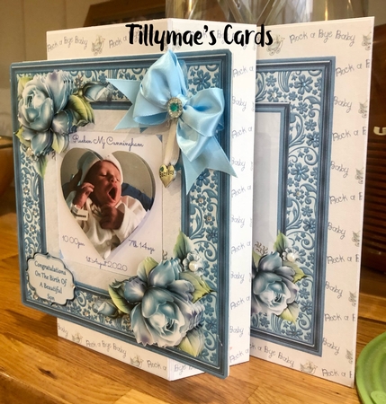 Baby Boy & Porcelain Roses Mini Kit by Suzanne Kavanagh