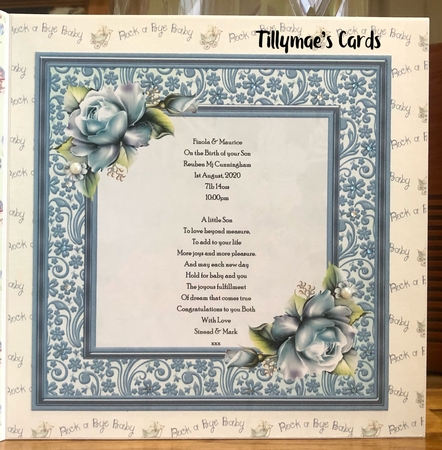 Baby Boy & Porcelain Roses Mini Kit by Suzanne Kavanagh