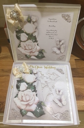 Wedding Anniversary Cream Card Mini Kit by Suzanne Kavanagh