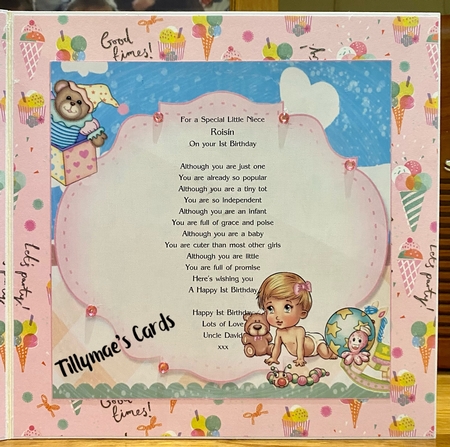 7x7 baby girl and her toys mini kit by Suzanne Kavanagh