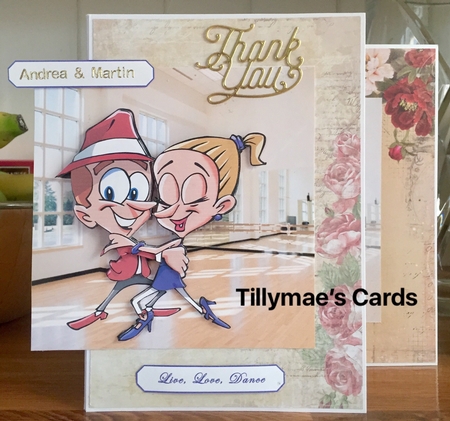 IT TAKES TWO TO TANGO BIRTHDAY OR ANNIVERSARY MINIKIT by Suzanne Kavanagh