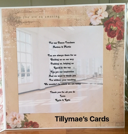 IT TAKES TWO TO TANGO BIRTHDAY OR ANNIVERSARY MINIKIT by Suzanne Kavanagh