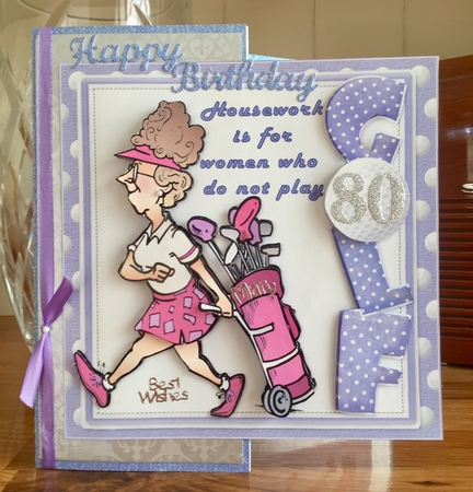 7x7 Women, golf and housework mini kit by Suzanne Kavanagh