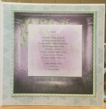 Mini Kit -  For Grandad on his birthday or any occasion. by Suzanne Kavanagh