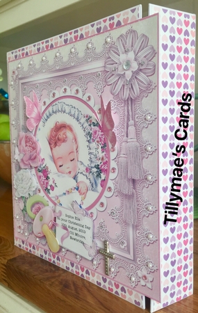 New Baby Girl Card Front Mini Kit  by Suzanne Kavanagh