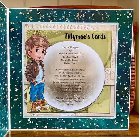 Mini Kit- Little Cool Boy- for lots of occasions. by Suzanne Kavanagh