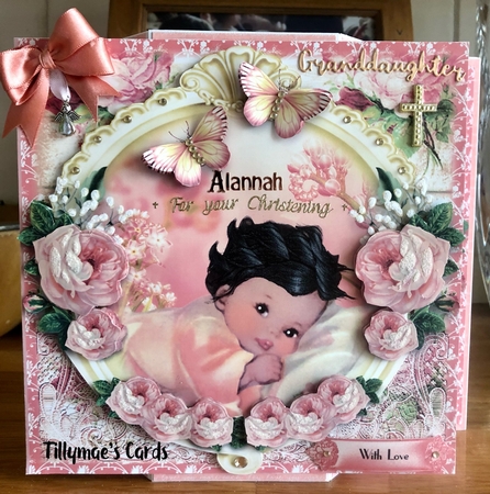 Its A Girl Card Front Kit by Suzanne Kavanagh
