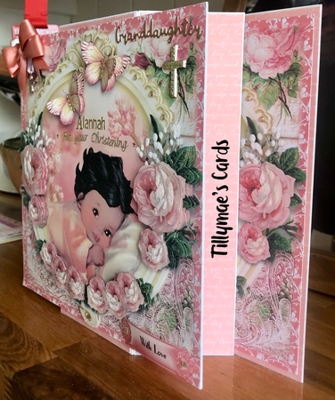 Its A Girl Card Front Kit by Suzanne Kavanagh