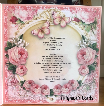 Its A Girl Card Front Kit by Suzanne Kavanagh