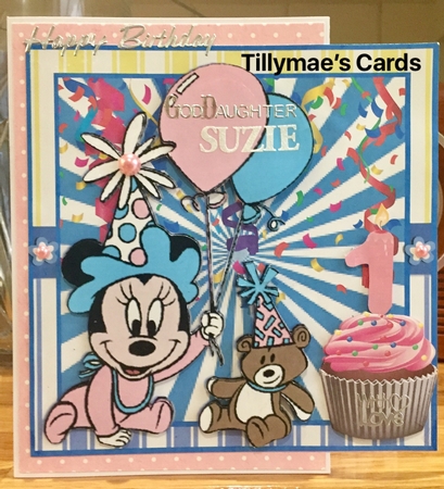 Baby Minnie Ages Birthday 2 Mini Kit by Suzanne Kavanagh