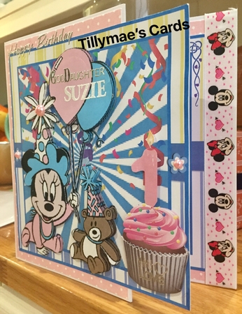 Baby Minnie Ages Birthday 2 Mini Kit by Suzanne Kavanagh
