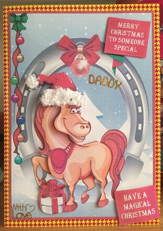 A Christmas horse A5 by Suzanne Kavanagh