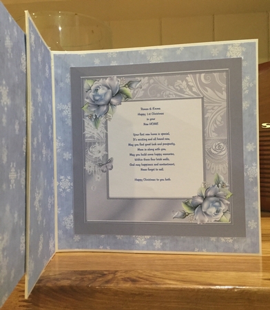 Winter Cabin Snowflakes & Porcelain Roses by Suzanne Kavanagh