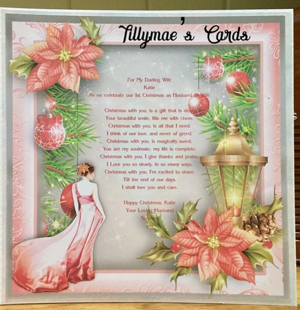 The Christmas Dress Card Front Kit  by Suzanne Kavanagh