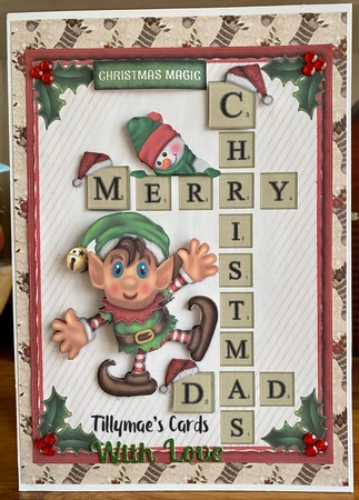 Scrabble Dad Christmas by Suzanne Kavanagh