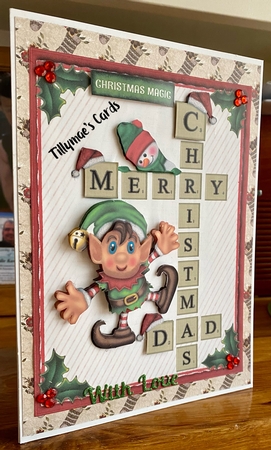 Scrabble Dad Christmas by Suzanne Kavanagh