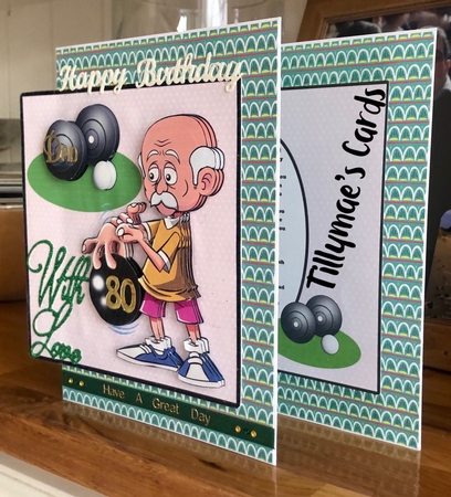 Vintage Bowler - Decoupage by Suzanne Kavanagh