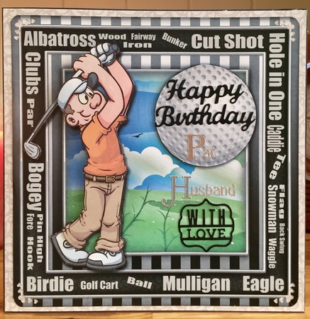 Golfer 3 Page Mini Kit by Suzanne Kavanagh