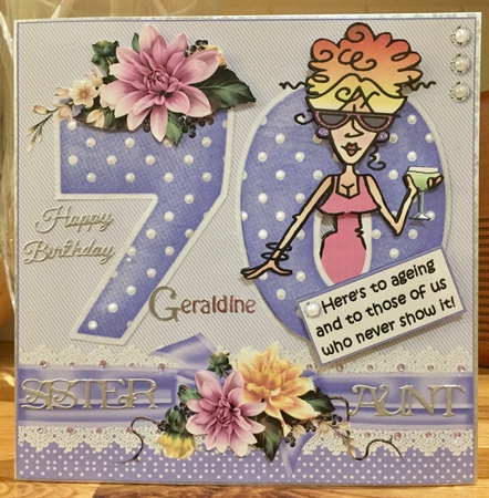 8x8 Rita is celebrating 70th choice of ages mini kit by Suzanne Kavanagh