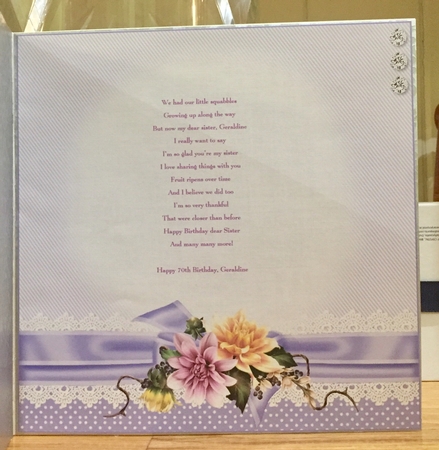 8x8 Rita is celebrating 70th choice of ages mini kit by Suzanne Kavanagh