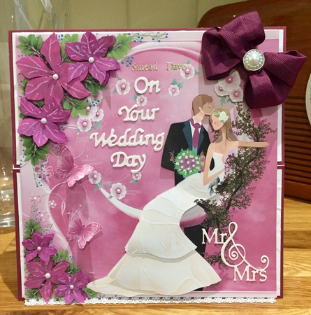Moonlight Dreams in Burgundy Bride & Groom Mini Kit by Suzanne Kavanagh