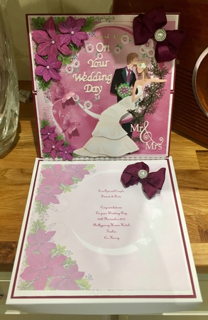 Moonlight Dreams in Burgundy Bride & Groom Mini Kit by Suzanne Kavanagh