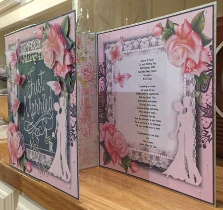 Just Married Card Front Kit by Suzanne Kavanagh