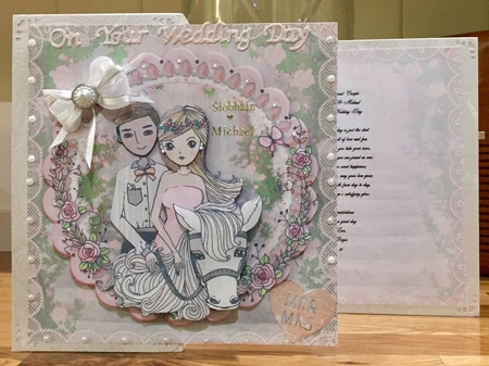 Beautiful Horse Wedding Card Mini Kit by Suzanne Kavanagh