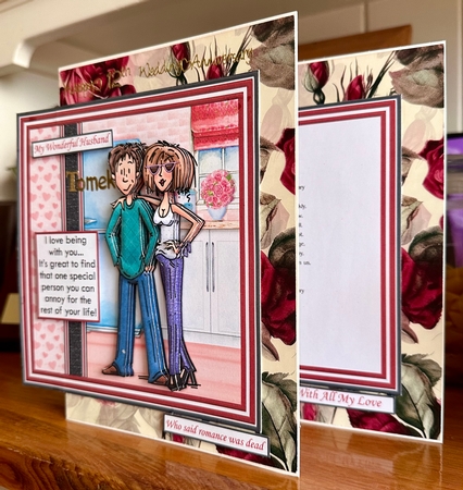 BEING WITH YOU Humorous Young Ones 7.5 Decoupage & Insert Mini Kit by Suzanne Kavanagh