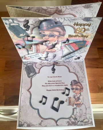 8x8 Accordian man mini kit by Suzanne Kavanagh