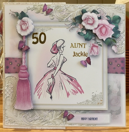 8x8 Vintage Fashion 1 Card Front Kit by Suzanne Kavanagh