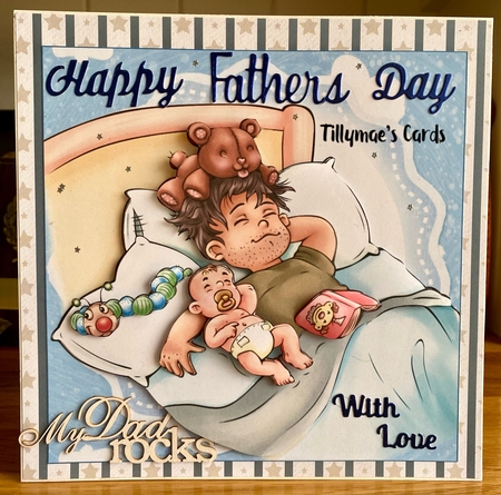 8x8 a chip off the old block fathers day mini kit by Suzanne Kavanagh
