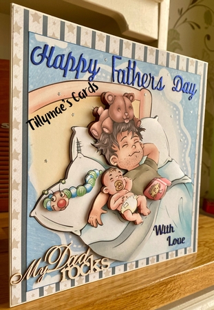 8x8 a chip off the old block fathers day mini kit by Suzanne Kavanagh