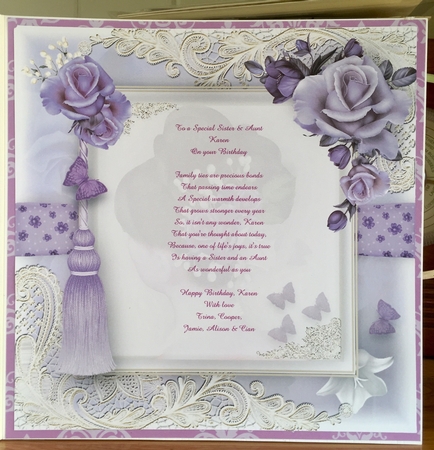Flowers In Her Hair Lilac Rose by Suzanne Kavanagh