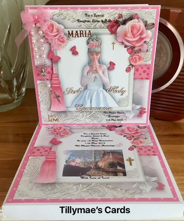Holy Communion Female Card Front Kit by Suzanne Kavanagh