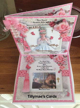 Holy Communion Female Card Front Kit by Suzanne Kavanagh