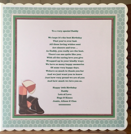 HORSE RACING 7.5 Quick Card Verse or Ages Decoupage & Insert Mini Kit by Suzanne Kavanagh