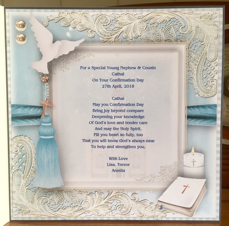 Confirmation/Communion Church Card Front Kit by Suzanne Kavanagh