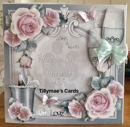 Anniversary, Wedding, Silver Anniversary mini kit by Suzanne Kavanagh